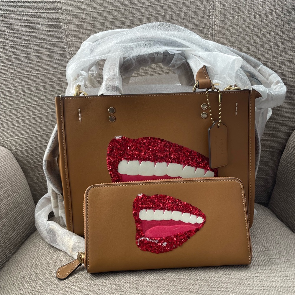 Coach X Tom Wesselmann Rogue 25 and Accordion Zip Wallet new